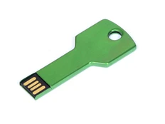 Флешка USB 2.0 на 8 Гб в виде ключа, зелёная фото