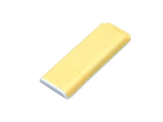 Флешка USB 3.0 на 64 Гб с оригинальным двухцветным корпусом, жёлтая фото