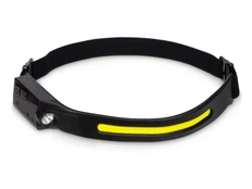 Фонарь налобный c управлением жестами Roq Spacelight 2 в 1, черный фото