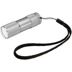 Фонарик Aurora, серебристый фото