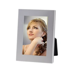 Фоторамка «Мгновения счастья», 9х6 см., серебристая фото