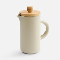 Френч-пресс керамический Molti Keramikk, бежевый фото