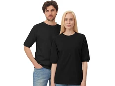 Футболка c рукавом реглан US Basic Warsaw, черная фото