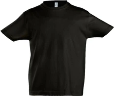 Футболка детская Sol's Imperial Kids, черная фото