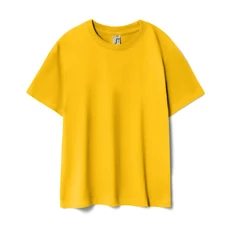 Футболка детская Sol's Regent Kids 150, желтая фото