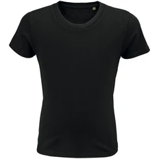 Футболка детская Sol's Pioneer Kids, черная фото