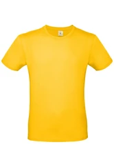 Футболка мужская B&C E150, желтая фото