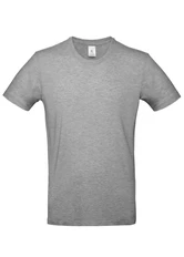 Футболка мужская B&C E190, серый меланж фото