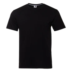 Футболка хлопковая без бокового шва Stan 02, 160 гр/м2, черная фото