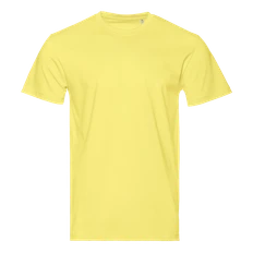Футболка хлопковая Stan 51, 150 г/м2, желтая фото