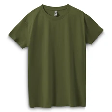 Футболка унисекс Sol's Imperial 190, хаки фото