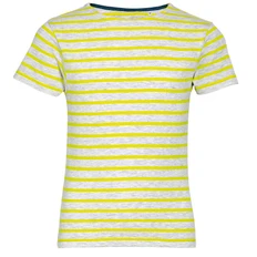 Футболка детская Sol's Miles Kids, серая/желтая фото