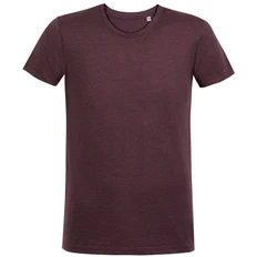 Футболка мужская приталенная Sol's Regent Fit 150, бордовый меланж фото