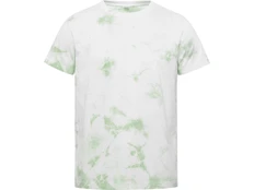 Футболка мужская Roly Joplin, белая / зеленая фото