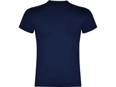 Футболка мужская с карманом Teckel, темно-синяя фото