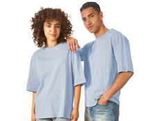 Футболка оверсайз Liyon, голубая фото