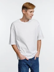 Футболка оверсайз Molti Base Space, белая фото