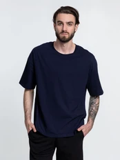 Футболка оверсайз Molti Crosstown, темно-синяя фото