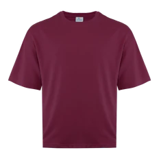 Футболка оверсайз Stan 40, 260 гр/м2, бордовая фото