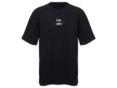 Футболка оверсайз U Basic Vienna, черная фото