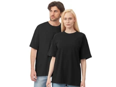 Футболка оверсайз US Basic Vienna, черная фото