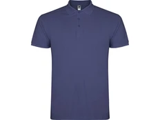 Футболка поло мужская Roly Star, фиолетовая фото