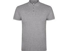 Футболка поло мужская Roly Star, серая фото