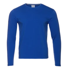 Футболка с длинным рукавом Stan, хлопок / эластан, 180 гр/м2, синяя фото