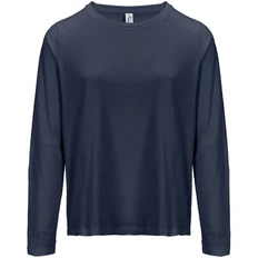 Футболка с длинным рукавом женская Sol's Monarch Women, темно-синяя фото