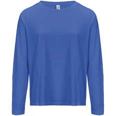 Футболка с длинным рукавом женская Sol's Monarch Women, ярко-синяя фото