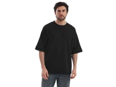 Футболка с пич отделкой U Basic Kyoto, черная фото