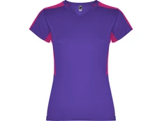 Футболка спортивная женская Roly Suzuka, фиолетовая фото