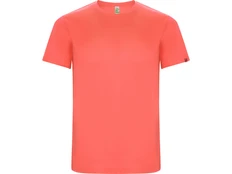 Футболка спортивная мужская Roly Imola, светло-розовая фото