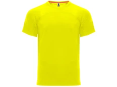 Футболка спортивная Roly Monaco, желтая фото