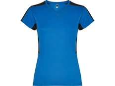Футболка спортивная женская Roly Suzuka, синяя фото