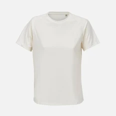 Футболка спортивная женская Sol's Vortex Women, светло-бежевая фото