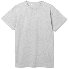 Футболка унисекс T-Bolka 180, светлый меланж фото