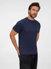 Футболка унисекс T-Bolka 180, темно-синяя фото