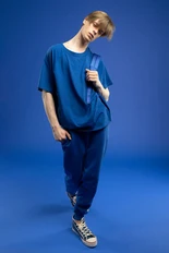 Футболка унисекс Andor T2, синяя фото