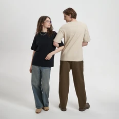 Футболка унисекс Portobello Aura, бежевая фото