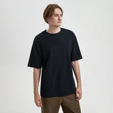 Футболка унисекс Portobello Aura, черная фото