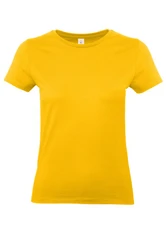 Футболка женская B&C E190, желтая фото