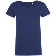 Футболка женская Sol's Mia, темно-синяя фото