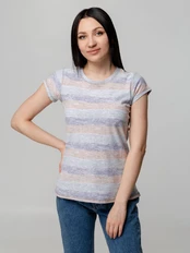 Футболка двусторонняя женская Stride Rayet Lady, оранжевая / фиолетовая фото