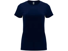 Футболка женская Roly Capri, темно-синяя фото