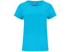 Футболка женская Roly Cies, бирюзовая фото