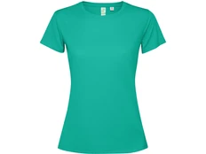 Футболка женская Roly Estoril, зеленая фото