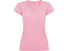 Футболка женская Roly Victoria, розовая фото