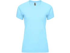 Футболка женская спортивная Roly Bahrain, голубая фото
