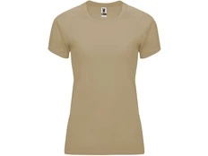 Футболка женская спортивная Roly Bahrain, коричневая фото